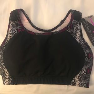 NWT Sturdy Girl High Impact Sports Bra - 34D